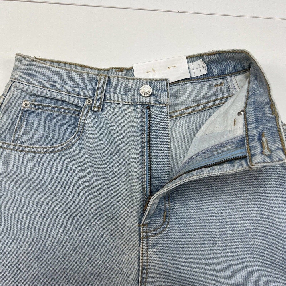 Vintage Lawman Western Jeans Women’s Size 7 Blue Tapered Leg Rodeo Cowboy 26x32 - Picture 4 of 5